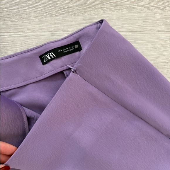 Zara Purple Boot Cut Pants - Picture 6 of 7